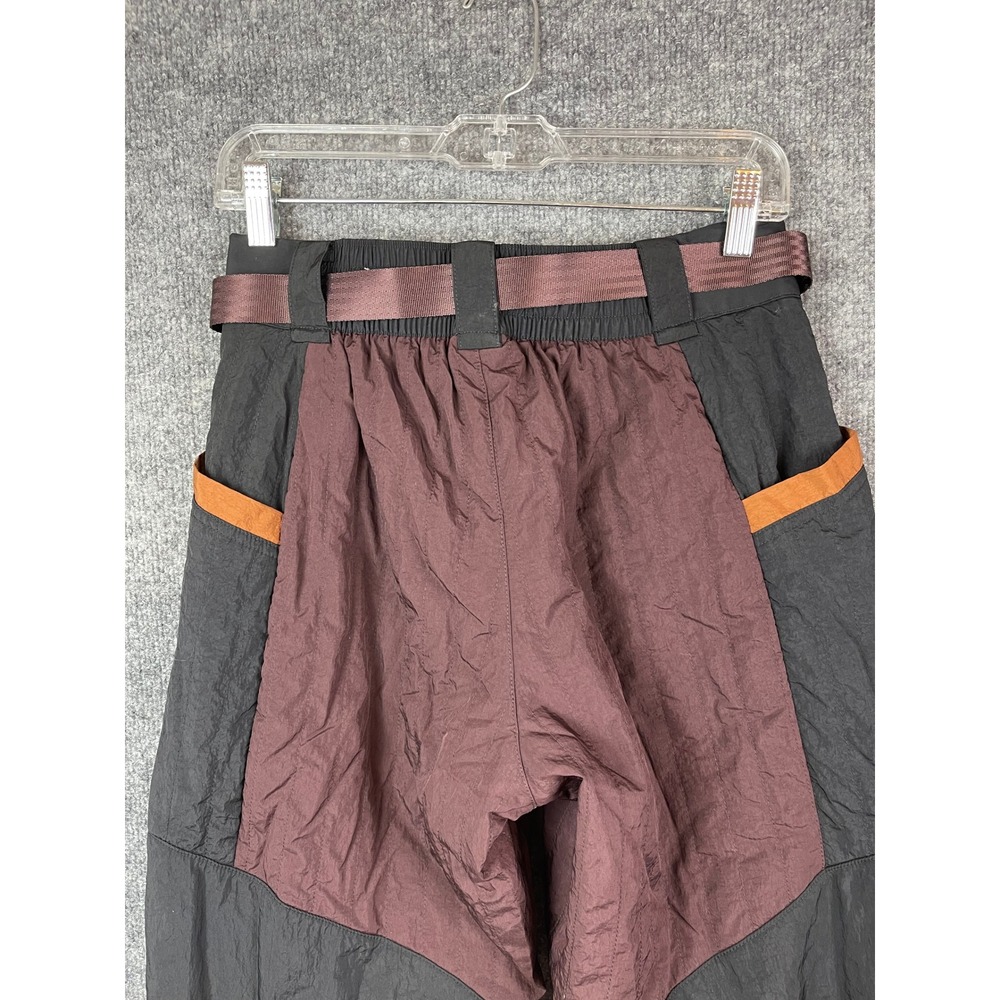 Jordan Flight Cargo Pants Women S Burgundy Black Colorblock Utility Belted EXCL - Picture 6 of 11